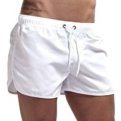 Herren-Shorts Mode Sweatpants Einfach mit Tasche und Tunnelzug Kurze Sommerhose Soft Gerade Strand-Shorts Männliche Stretch Laufshorts Solide Color Sommer Kurze Hose von BLIBUNALA