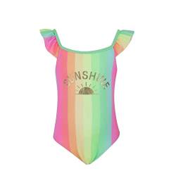 Girls Summer Swimming One Piece Swimsuits Rainbow Beach Swimwear 7-8 Years von BLOMDES