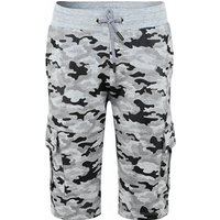 BLUE EFFECT Sweatshorts blue effect boys Sweat Cargo Bermuda Shorts camouflage grau schwarz (1-tlg) von BLUE EFFECT