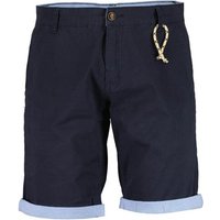 Blue Seven Bermudas Herren Twill Shorts mit Chambray-Details - Kurze Hose mit Taschen von BLUE SEVEN