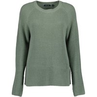 Blue Seven Rundhalspullover Pullover Unifarben mit Rundhals - Pulli in Strickoptik Halbpatent von BLUE SEVEN