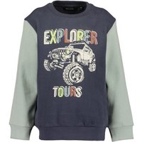 Blue Seven Sweatshirt Blue Seven Jungen Sweatshirt Pullover Road Trip grau (1-tlg) von BLUE SEVEN