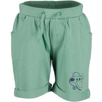 Blue Seven Sweatshorts Blue Seven Baby Jungen Sweatshorts Shorts kurze Hose Flugzeug grün (1-tlg) von BLUE SEVEN