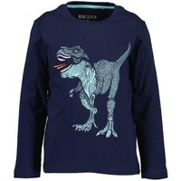 Blue Seven T-Shirt Blue Seven® Jungen Langarmshirt Dino T-Rex von BLUE SEVEN