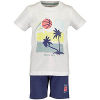 Blue Seven T-Shirt Jungs Kurzarm-Shirt & Shorts im Set - Shirt und Kurze Hose mit Print von BLUE SEVEN