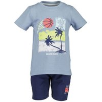 Blue Seven T-Shirt Jungs Kurzarm-Shirt & Shorts im Set - Shirt und Kurze Hose mit Print von BLUE SEVEN