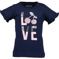 T-Shirt LOVE mit Pailletten in ultramarin von BLUE SEVEN