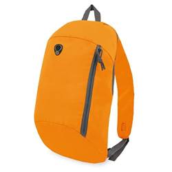 BLUECHOLON Rucksack für Herren, Damen, klein, leicht, kompakt, 11 l., orange, 11L von BLUECHOLON