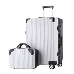 BMDOZRL Handgepäck Koffer Gepäck-Set, Koffer, Trolley, Passwort-Box, großes Fassungsvermögen, tragbarer Koffer for Geschäftsreisen (Color : N, Size : 22in) von BMDOZRL