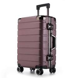 BMDOZRL Handgepäck Koffer Gepäck Universal Wheel Trolley Case Passwort Koffer Einfacher Koffer Tragbarer Koffer Boarding Koffer (Color : B, Size : 20in) von BMDOZRL