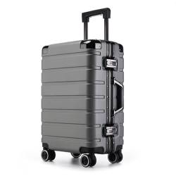 BMDOZRL Handgepäck Koffer Gepäck Universal Wheel Trolley Case Passwort Koffer Einfacher Koffer Tragbarer Koffer Boarding Koffer (Color : F, Size : 22in) von BMDOZRL