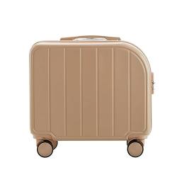 BMDOZRL Handgepäck Koffer Kleines, leichtes Gepäck, Trolley-Koffer, Code-Box, Reisegepäck, Bordkoffer, Handgepäck, kurzfristiges Reisegepäck (Color : D, Size : 18inch) von BMDOZRL