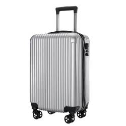 BMDOZRL Handgepäck Koffer Koffer Koffer Universal Wheel Koffer Reißverschluss Passwort Trolley Boarding Koffer Tragbarer Koffer (Color : C, Size : 20in) von BMDOZRL