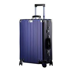 BMDOZRL Handgepäck Koffer Koffer aus Aluminium-Magnesium-Legierung, Boarding-Trolley, Passwort-Box, Aluminiumrahmen, Gepäck, einfacher tragbarer Reisekoffer (Color : C, Size : 20in) von BMDOZRL