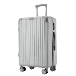 BMDOZRL Handgepäck Koffer Koffer mit großem Fassungsvermögen, Trolley-Koffer, Universal-Rollenkoffer, Boarding-Code-Box, Koffer, tragbarer Koffer, Code-Box (Color : B, Size : 24in) von BMDOZRL