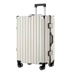 BMDOZRL Handgepäck Koffer Koffer mit großem Fassungsvermögen und 360°-Universalrädern, kollisionssicherer, kompressionsbeständiger Trolley-Koffer, Freizeitkoffer (Color : A, Size : 20in) von BMDOZRL