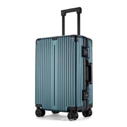 BMDOZRL Handgepäck Koffer Multifunktionaler Koffer, Universal-Rad-Trolley, Aluminiumrahmen, großes Fassungsvermögen, tragbarer Koffer (Color : A, Size : 24in) von BMDOZRL