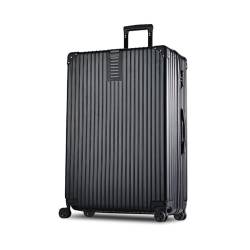 BMDOZRL Handgepäck Koffer Retro-Koffer mit großem Fassungsvermögen, Universal-Rad-Trolley, Passwortbox, extra großer Koffer, Anti-Kollisions-Koffer (Color : A, Size : 60-inch) von BMDOZRL