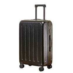 BMDOZRL Handgepäck Koffer Trolley-Koffer, Business-Passwort-Box, einfacher Koffer, multifunktionaler Trolley-Koffer, tragbarer Koffer (Color : A, Size : 22in) von BMDOZRL