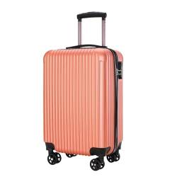 BMDOZRL Handgepäck Koffer Trolley-Koffer mit Passwortsperre, universeller Radkoffer, Passwortbox, einfacher tragbarer Koffer (Color : C, Size : 20in) von BMDOZRL