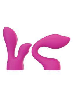 Palm Sensual Massager Heads: Vibratoraufsätze, pink von BMS Factory