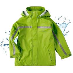 BMS Buddeljacke, Regenjacke für Kinder mit abnehmbarer Kapuze in limette Größe 86 von BMS