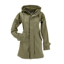 BMS HafenCity Coat SoftShell - Damenkurzmantel - khaki - 42 von BMS