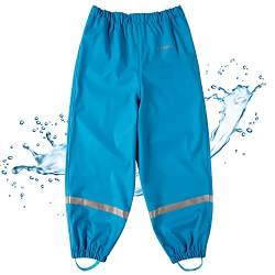 BMS Regenbundhose, wasserdicht für Jungen in Hellblau Größe 92 von BMS