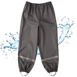 BMS Regenbundhose, wasserdicht für Kinder in Coolgrey - Größe 110 von BMS