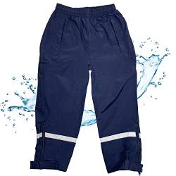 BMS Regenbundhose - atmungsaktiv - 100% wasserdicht - Marine - 146 von BMS