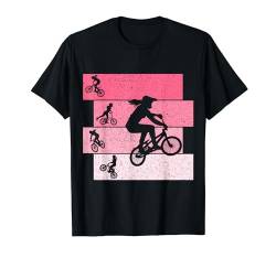 BMX Mädchen Bike Kinder Damen T-Shirt von BMX & Freestyler Geschenkideen für Jungen Mädchen