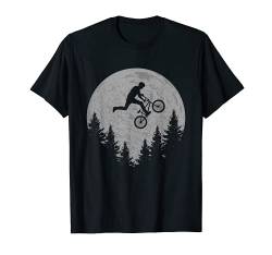 BMX Stunt Dirt Bike Mond Freestyle Fahrer Geschenk T-Shirt von BMX & Freestyler Geschenkideen für Jungen Mädchen
