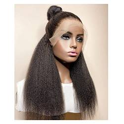 Haarersatz Perücken Glueless Spitze vordere Perücke for Frauen mit Baby Haar hitzebeständiges Glasfaser Haar für Täglich oder Party (Color : B, Size : 26inch) von BNNP