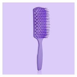 Kämmbürste für Männer und Frauen Haarkämme Massagekämme Kopfhaut-Massagekämme Lockenbürsten Salon-Friseurwerkzeuge for Damen und Herren Styling-Werkzeuge Verwicklungsfreie Haarbürste ( Color : Purple von BNNP