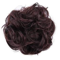 Messy Bun Stirnband 1 Packung Synthetische Donut-Brötchen Messy Bun Haarscheiben Lockige Wellenförmige Stirnbänder Frauen Brötchen Perücke Synthetische Perücke Haarverlängerungen Haarknoten Unsichtbar von BNNP