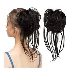 Messy Bun Stirnband Donut Bun Messy Bun Pferdeschwanz-Verlängerungen mit elastischen Bungee-Curl-Haarbändern Pferdeschwanz-Verlängerungs-Perücken for Frauen Haarknoten Unsichtbarer Haarknoten (Color von BNNP