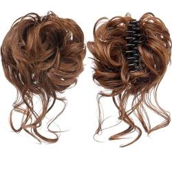 Messy Bun Stirnband Synthetischer Haarknoten Messy Curly Bun Claw Clip Dutt Stirnband Perücke Pferdeschwanz Haarverlängerungen Frauen Perücke Haarknoten Haarknoten Unsichtbarer Haarknoten (Color : SW von BNNP