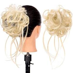 Messy Bun Stirnband Synthetischer Haarknoten mit elastischem Kamm Messy Bun Locken Haarknoten Frauen Perücke Haarverlängerungen Haarschmuck Haarknoten Unsichtbarer Haarknoten (Color : SW205-09) von BNNP