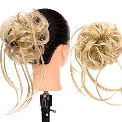 Messy Bun Stirnband Synthetischer Haarknoten mit elastischem Kamm Messy Bun Locken Haarknoten Frauen Perücke Haarverlängerungen Haarschmuck Haarknoten Unsichtbarer Haarknoten (Color : SW205-11) von BNNP