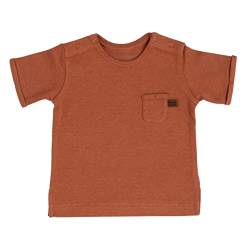 BO BABY'S ONLY - Melange T-Shirt - Kurzarmshirt - Babykleidung - Größe 50 - Für Mädchen und Jungen - 100% Biologische Baumwolle - Honey von BO BABY'S ONLY