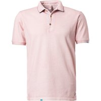 BOB Herren Polo-Shirt rosa Baumwoll-Piqué von BOB