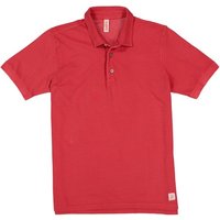 BOB Herren Polo-Shirt rot Baumwoll-Piqué von BOB