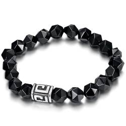 BOBIJOO Jewelry - Sechseckiges Armband aus echtem Onyx für Damen und Herren – natürliche Eleganz und Beruhigung von BOBIJOO JEWELRY