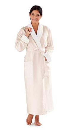 Boca Terry Women's and Men's Robe, Luxury Microfiber Eggshell Bathrobe, One Size Fits All von BOCA BT TERRY
