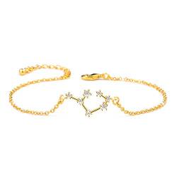 BOCHOI Schütze Sternzeichen Armbänder für Damen Mädchen, Mama Tochter - Freundin Geschenk Geburtstag Armband, Gold von BOCHOI