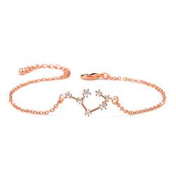 BOCHOI Schütze Sternzeichen Armbänder für Damen Mädchen, Mama Tochter - Freundin Geschenk Geburtstag Armband, Roségold von BOCHOI