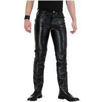 BOCKLE Lederhose Bockle® NEW Bopo Tube Lederhose Lederjeans echte Lederhose Herren von BOCKLE