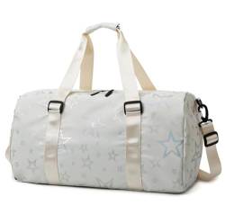 Reise Kleidersack Reisetasche 18-Zoll-Sporttasche Für Herren Und Damen, Mit Nassfach Und Schuhfach Handgepäck-Kleidersack Kleidersäcke für Reisen (Color : B, Size : 48 * 23 * 25cm) von BODHIS