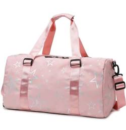 Reise Kleidersack Reisetasche 18-Zoll-Sporttasche Für Herren Und Damen, Mit Nassfach Und Schuhfach Handgepäck-Kleidersack Kleidersäcke für Reisen (Color : C, Size : 48 * 23 * 25cm) von BODHIS