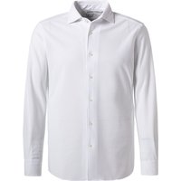 BOGGI MILANO Herren Hemd weiß Jersey von BOGGI MILANO